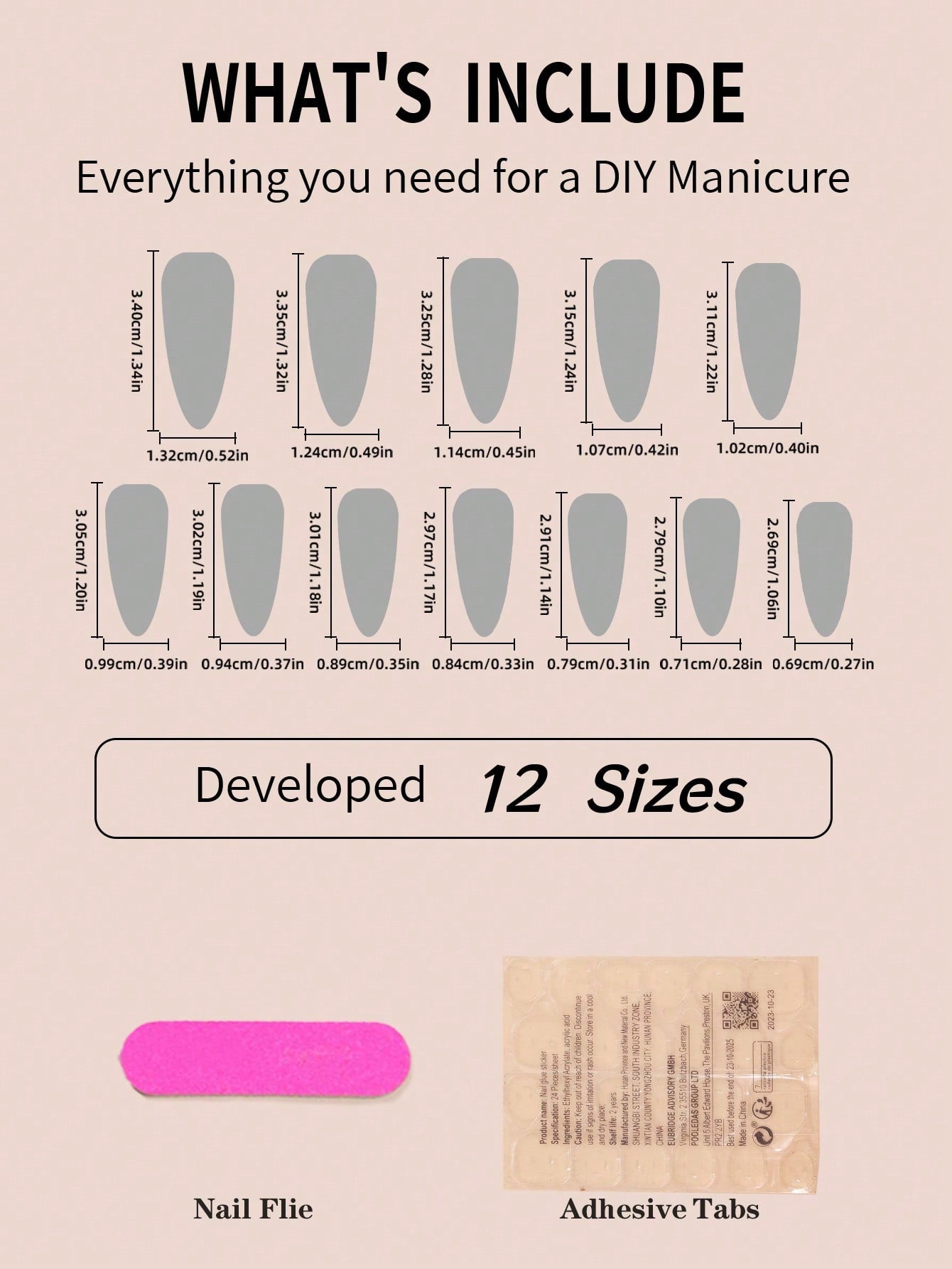 Silver Stripe Long Pointy Stiletto Press-On Nails