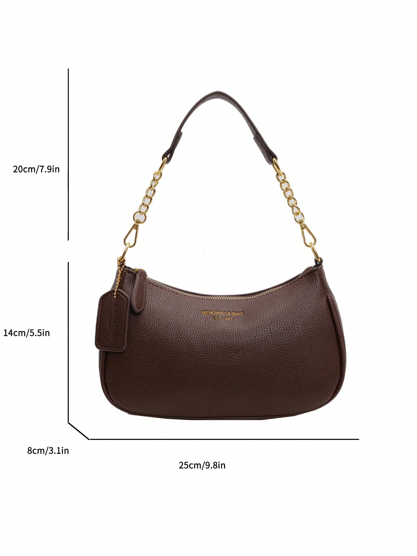 Versatile PU Leather Shoulder & Crossbody Underarm Bag