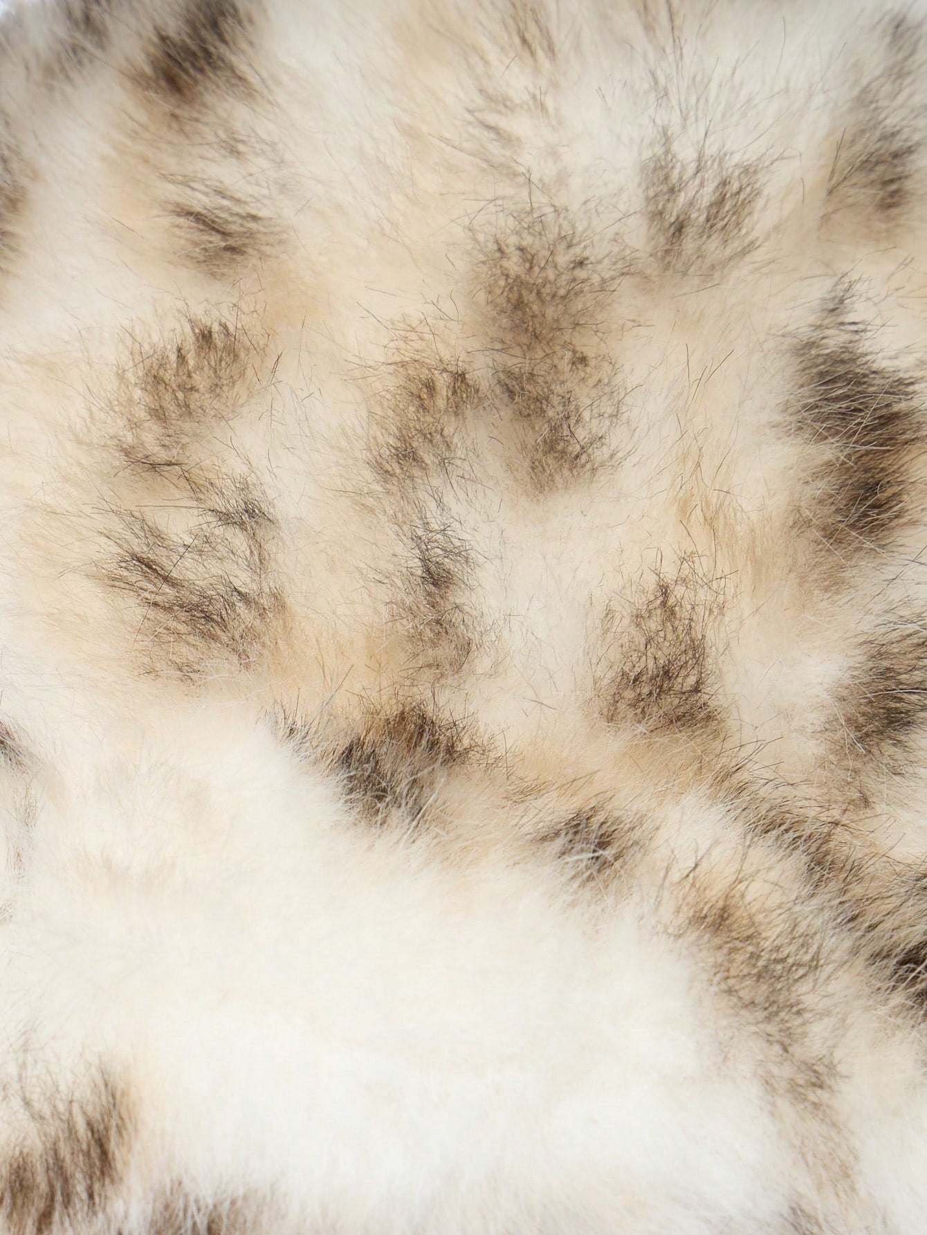 Snow Leopard Faux Fur Bucket Hat