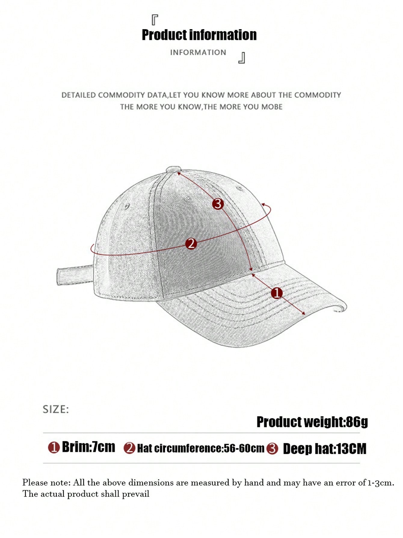 Washed Shark Embroidery Sun Protection Baseball Cap