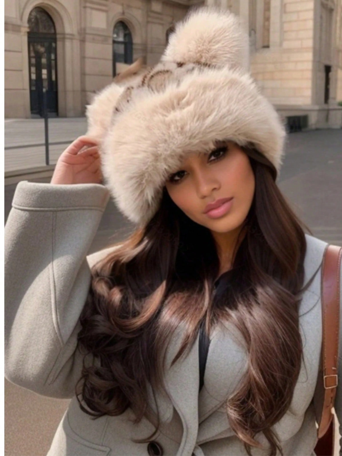 Winter Outdoor Fashionable Mongolian Faux Fur Hat