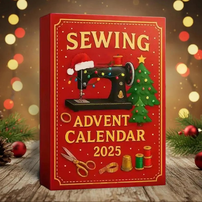 Sewing Advent Calendar 2025 Gift For Sewing Loverquilters Countdown Boxsewing Supplies Keepsakegift For Sewer Sewing Machine Ornament