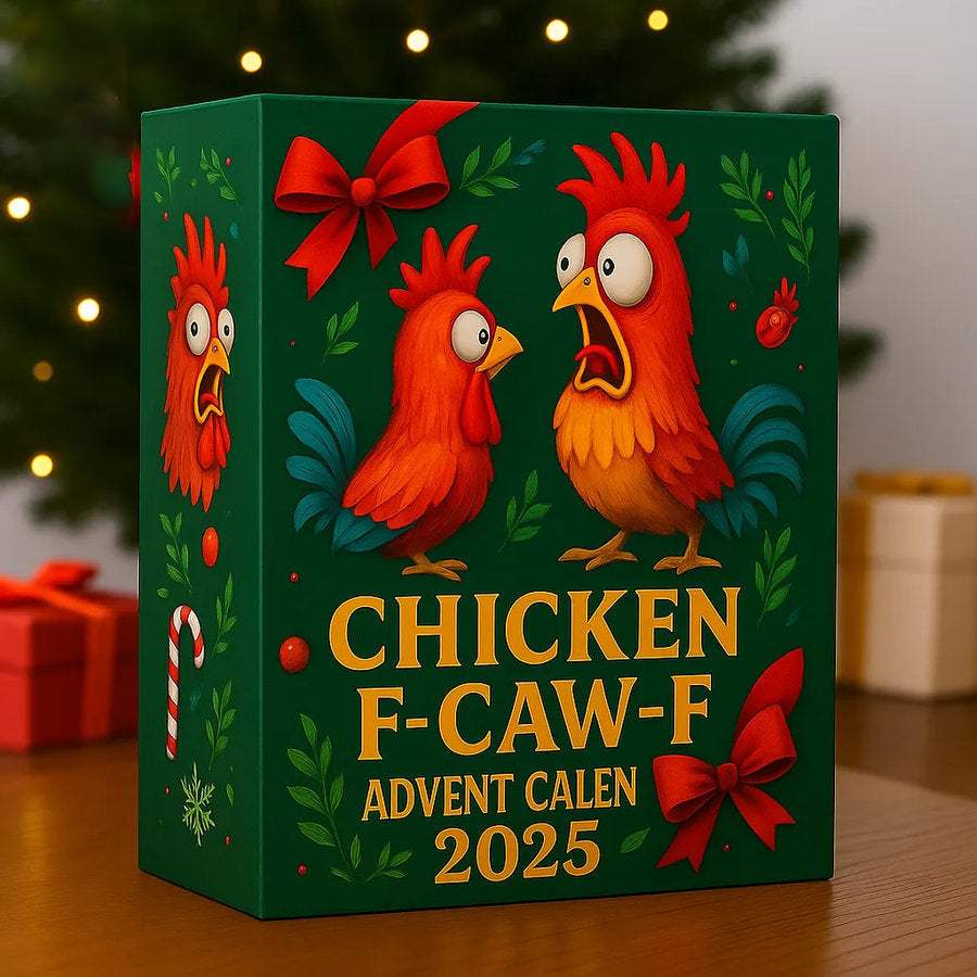 2025 Chicken F Caw F Advent Calendar Chicken Advent Calendar With Ornaments 24 Acrylic Ornament Countdown To Christmas