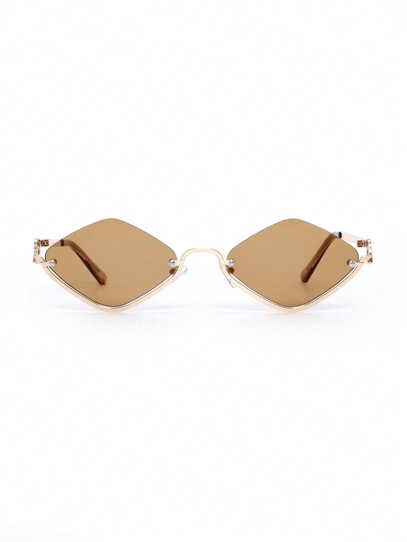 Women’s Metal Half-Frame Square Stylish Eyewear