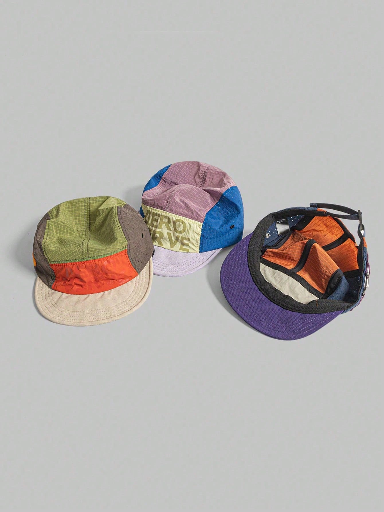 Retro 5-Panel Colorblock Lightweight Baseball Cap