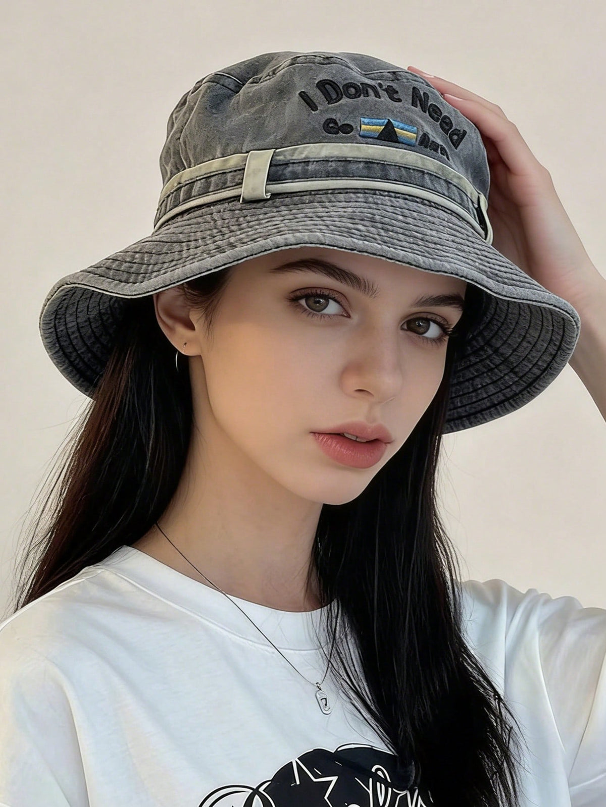 Unisex Wide Brim Sun Bucket Hat