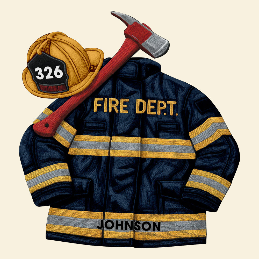Fire Dept Doormat – Personalized Gifts For Firefighter 05hyqn061025