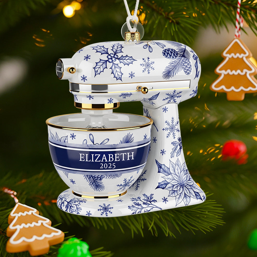 Baking Mixer Christmas Ornament Personalized Gifts 02PGDT260825