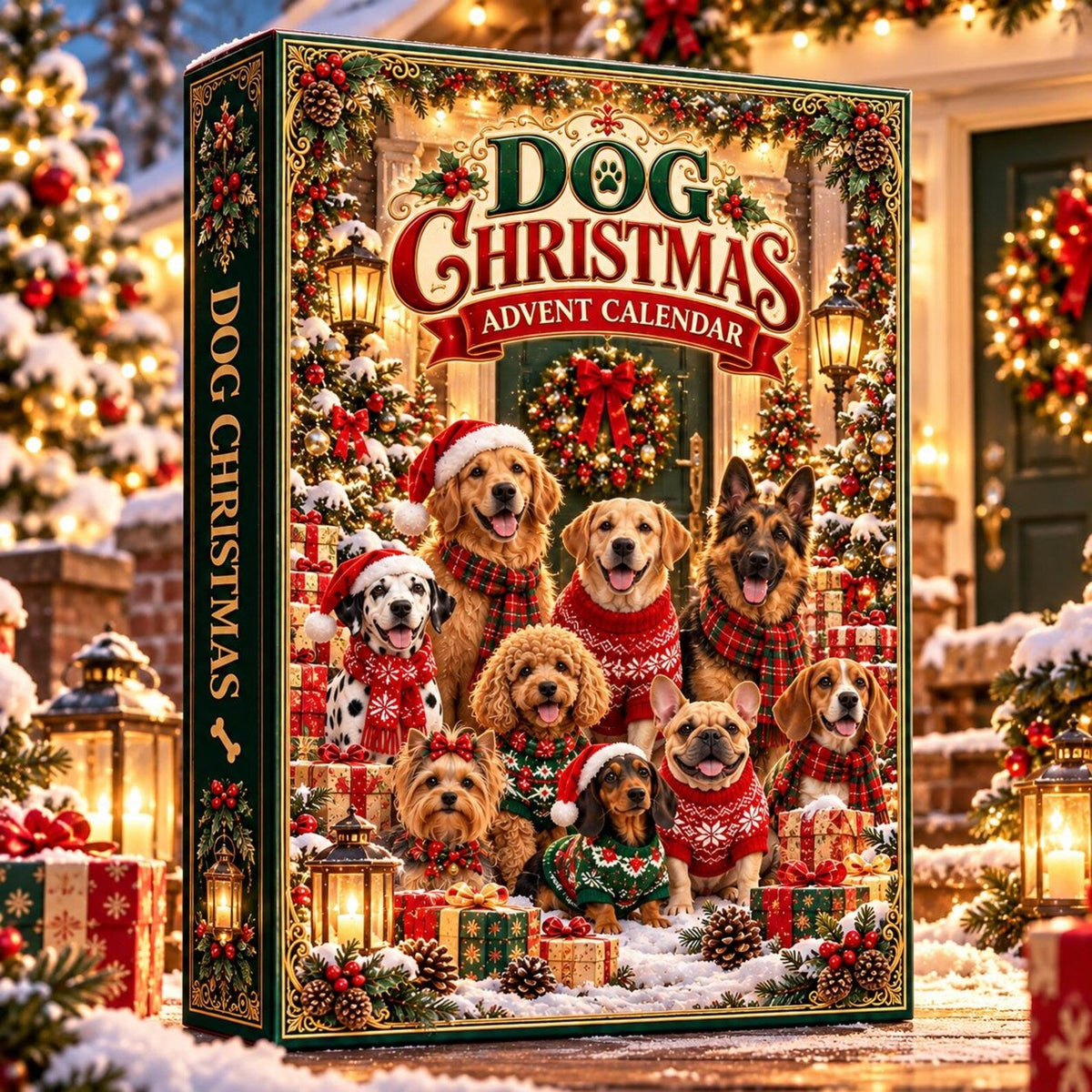 Dog Christmas Advent Calendar 2026, 24 Day Puppy Blind Box, Holiday Dog Countdown