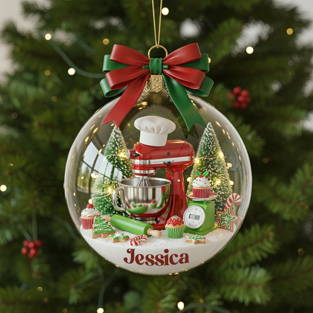 Stand Mixer Ornament - Personalized Christmas Gifts For Bakers 06PGLU260925