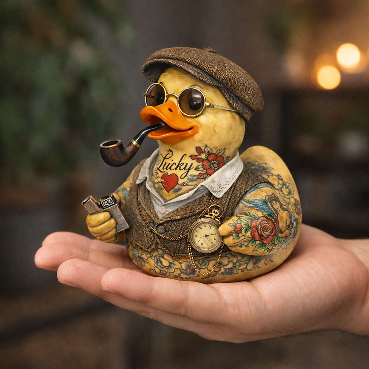 Tattooed Gentleman Rubber Duck