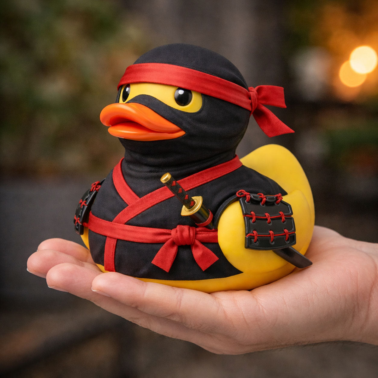 Ninja Warrior Rubber Duck with Katana