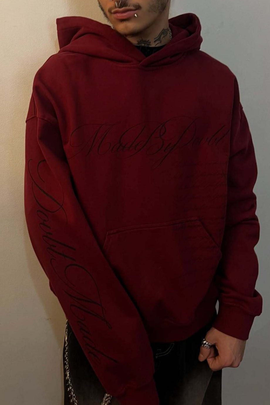 Letter Graphic Pullover Hoodie