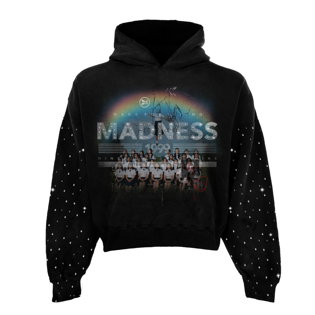 Detention Rhinestone Hoodie