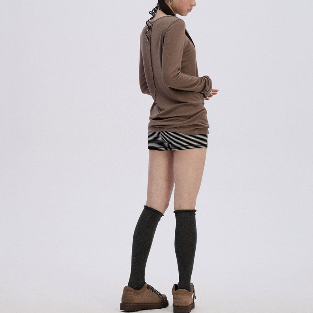 Emo Phase Skull Long Sleeve Top