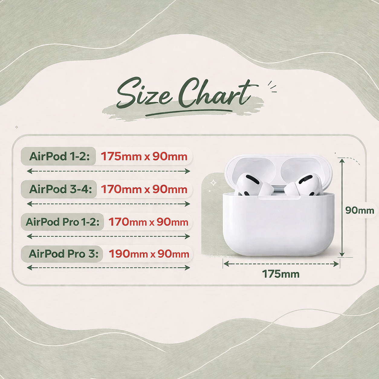 Gift Mother Day Floral Pattern Pink AirPods Case