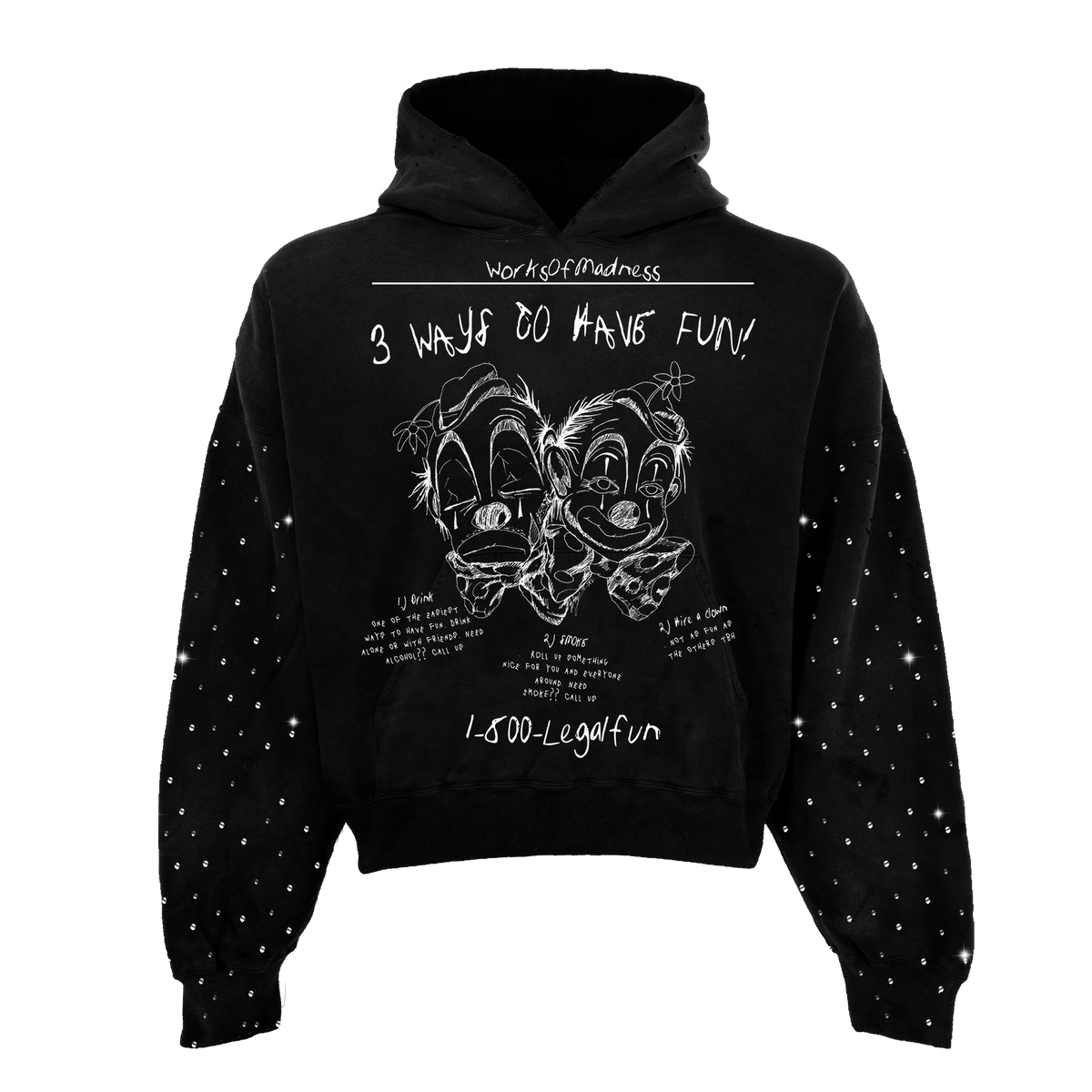 Legal Fun Rhinestone Hoodie