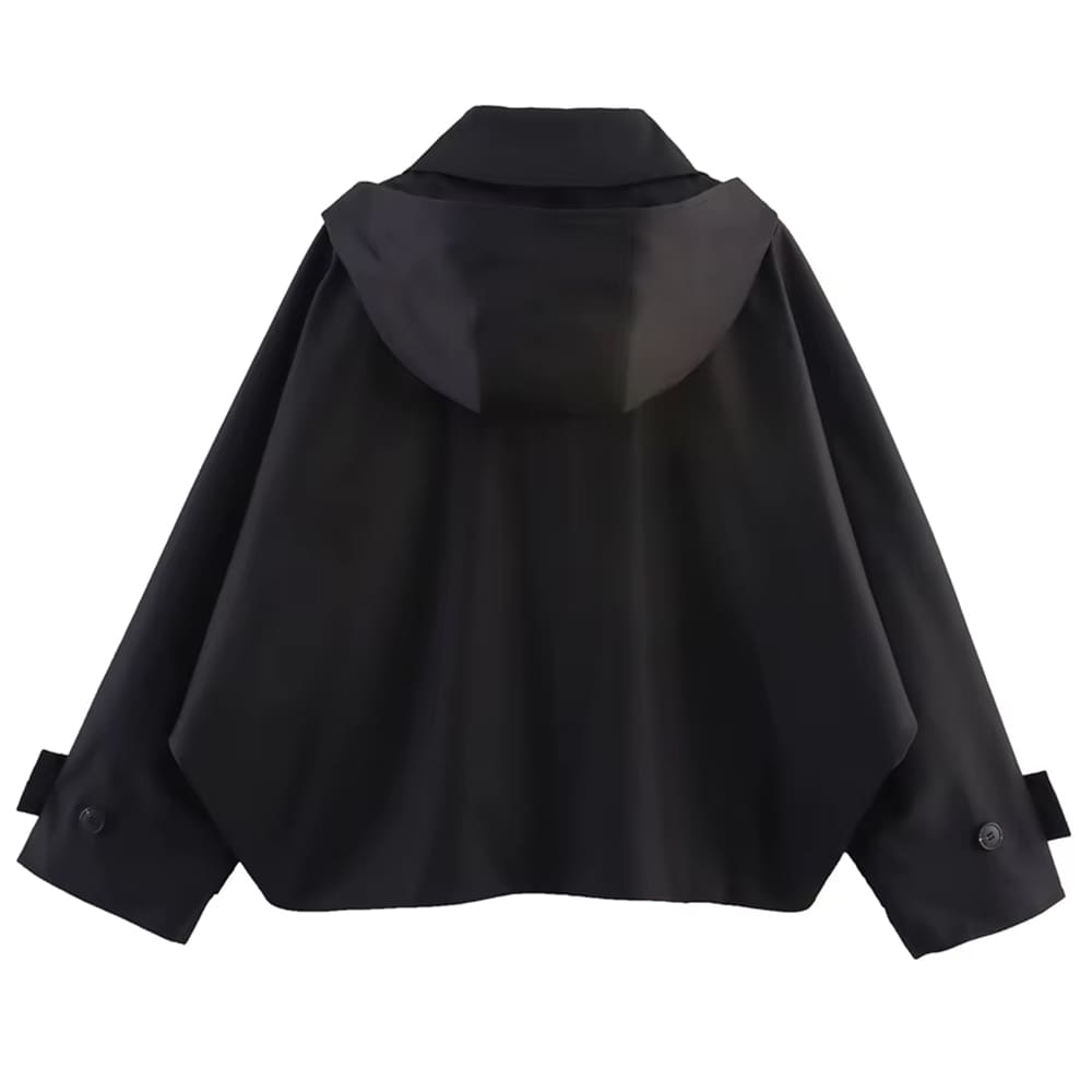 London Rainy Day Hooded Trench Jacket