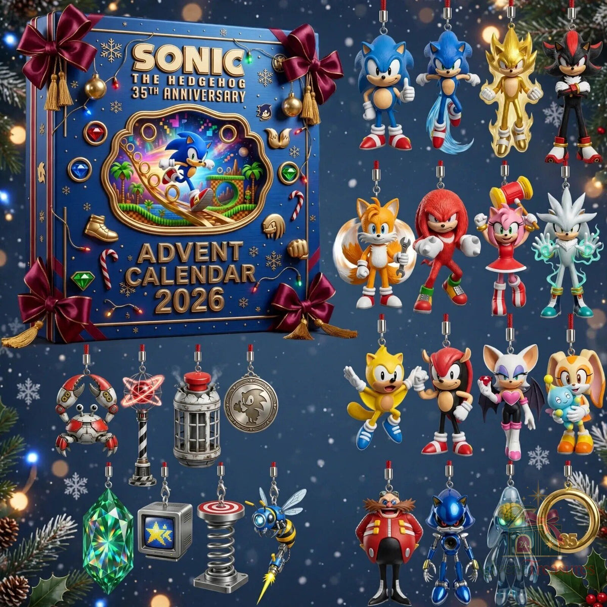 Sonic The Hedgehog 35th Anniversary Advent Calendar 2026