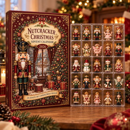 Nutcracker Christmas Advent Calendar, 24 Day Countdown, Holiday Countdown Gift, Winter Decor, Family Activity, Gift 2026, Holiday Magic
