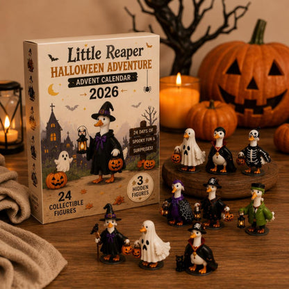 Halloween Advent Calendar, Little Reaper Duck Decor, 24 Costume Ducks, Acrylic Halloween Display, Spooky Home Decor, Halloween Gift, Mystery Box