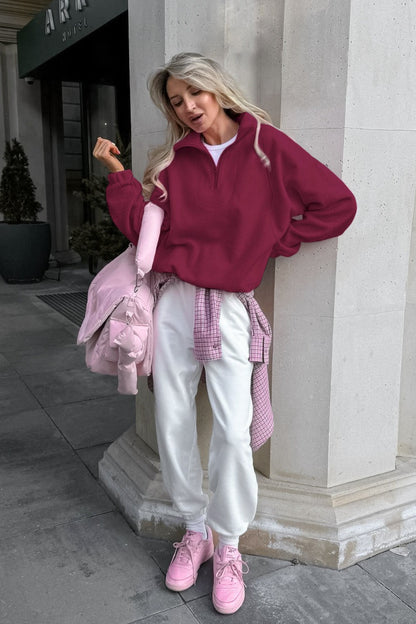 Fleece Quarter Zip Pullover