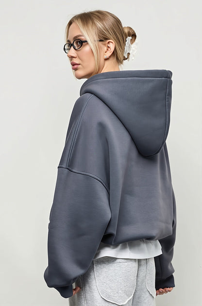 Drawstring Waist Pullover Hoodie