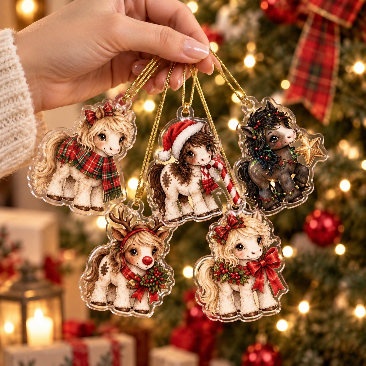 Personalized Christmas Pony Advent Calendar: Custom Name Horse Blind Box