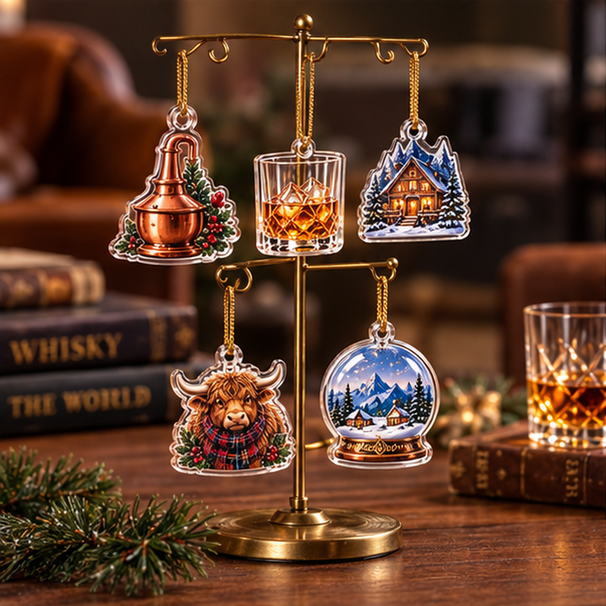 Whisky Explorer Advent Calendar 2026, 24 Days of Global Drams & Surprises, Travel Theme Christmas Countdown Gift, Holiday Decor