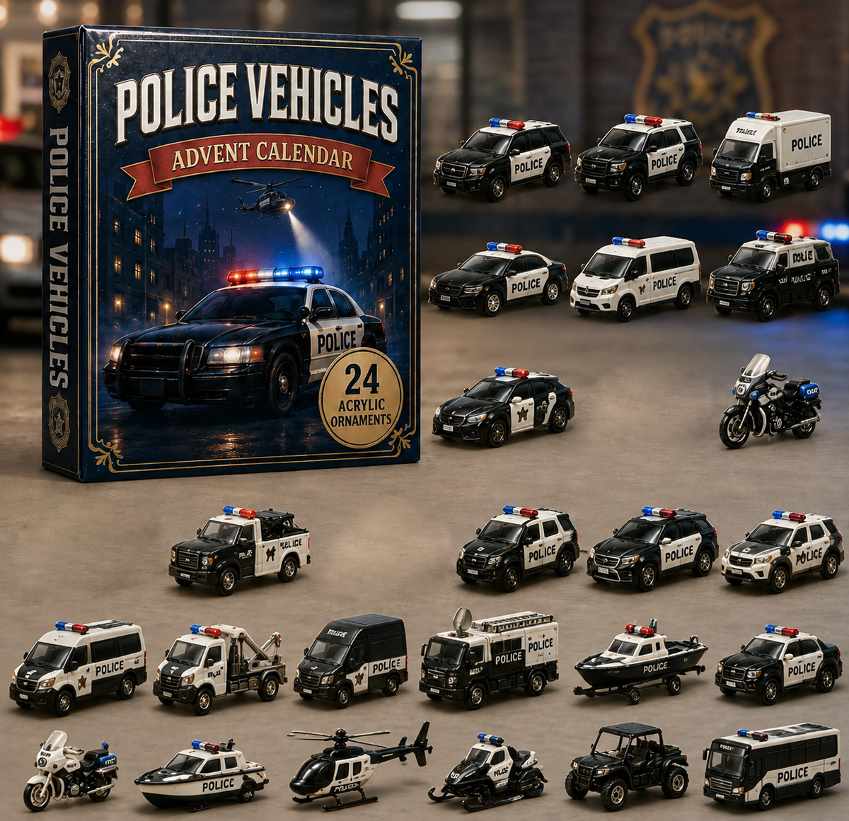 24 Days of Day of Police Vehicles - Advent Calendar 2026
