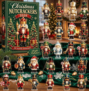 Nutcracker Advent Calendar 2026, 24 Day Christmas Countdown, 2D Flat Acrylic Ornament Set, Xmas Tree Decor, Nutcracker Holiday Gift