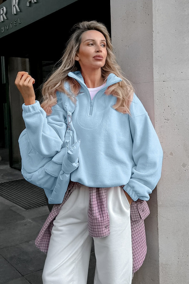 Fleece Quarter Zip Pullover