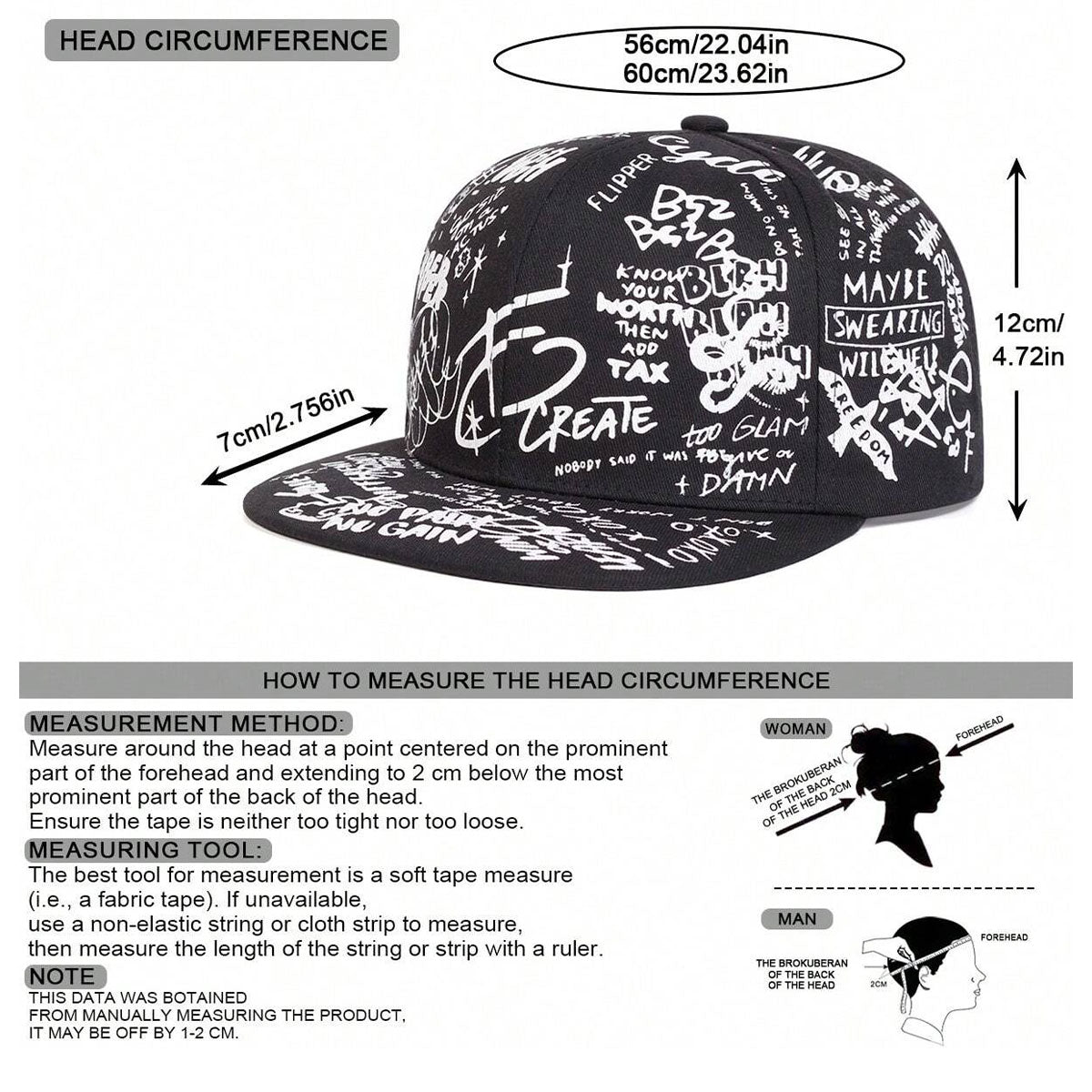Men's 88 Colorful Graffiti Hip Hop Snapback Mesh Cap