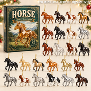 Noble Horse Advent Calendar 2026 - 24-Day Festive Countdown, Acrylic Charms Blind Box - Gift For Horse Lovers
