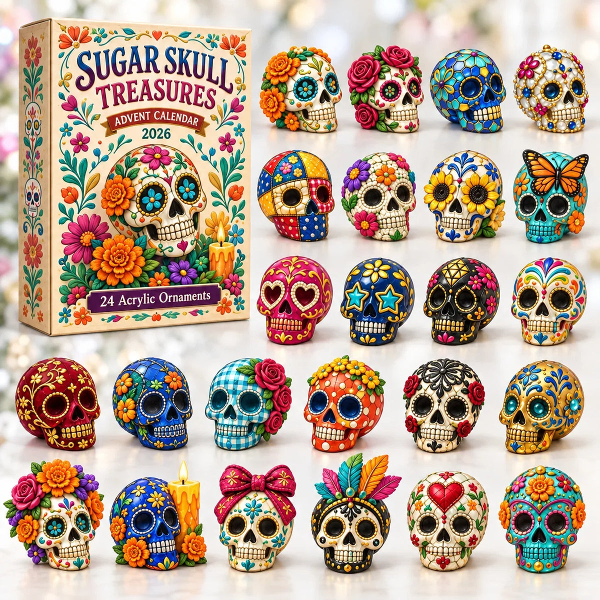 24 Days of Sugar Skull Treasures Advent Calendar