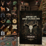 Hunting Life Blind Box - Personalized Hunting Advent Calendar With Ornaments 24 Acrylic Ornament Countdown To Christmas