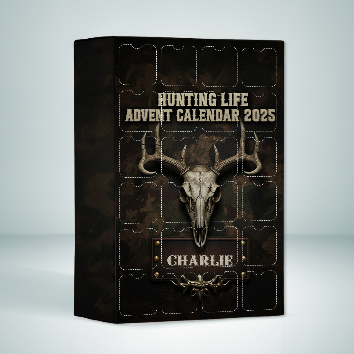 Hunting Life Blind Box - Personalized Hunting Advent Calendar With Ornaments 24 Acrylic Ornament Countdown To Christmas