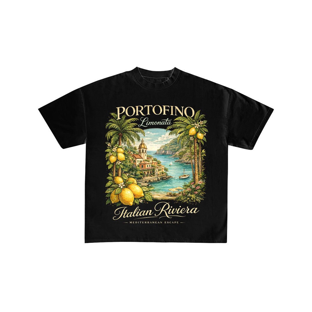 Portofino Italian Riviera Vintage Graphic T-Shirt