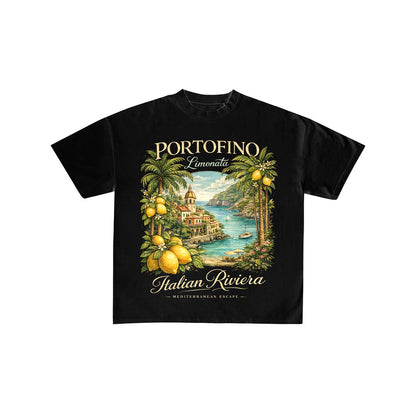 Portofino Italian Riviera Vintage Graphic T-Shirt