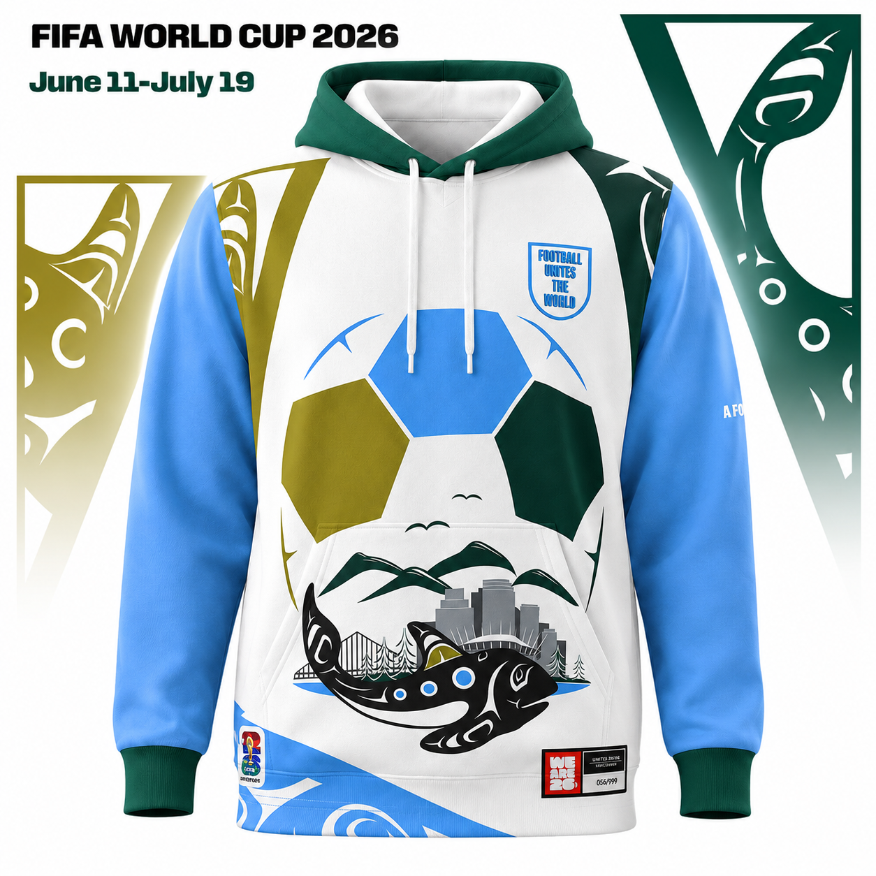 FIFA World Cup 2026 Vancouver Hoodie - Limited Edition Host City Collection