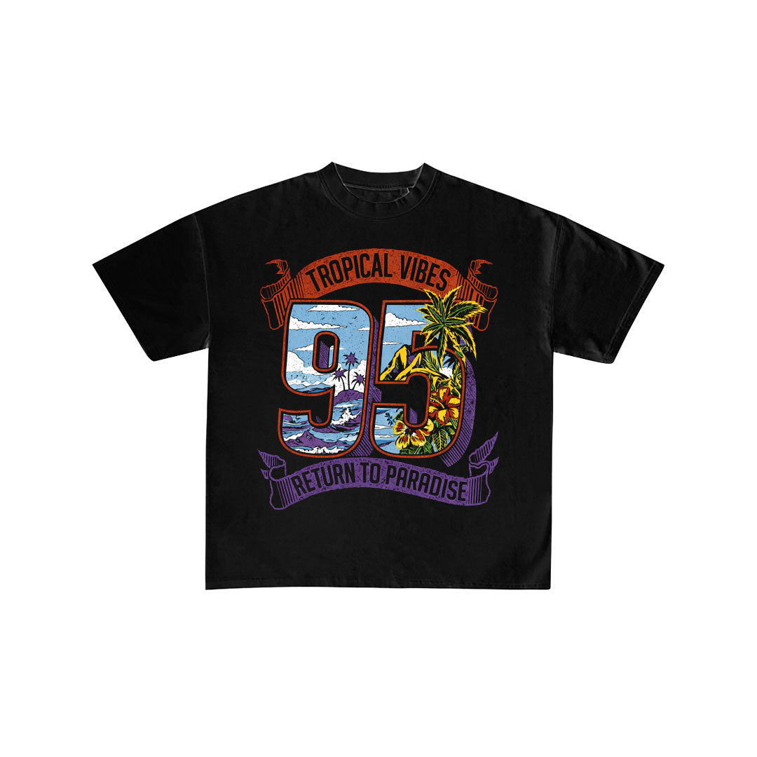 Tropical Vibes 95 Return to Paradise Graphic Tee