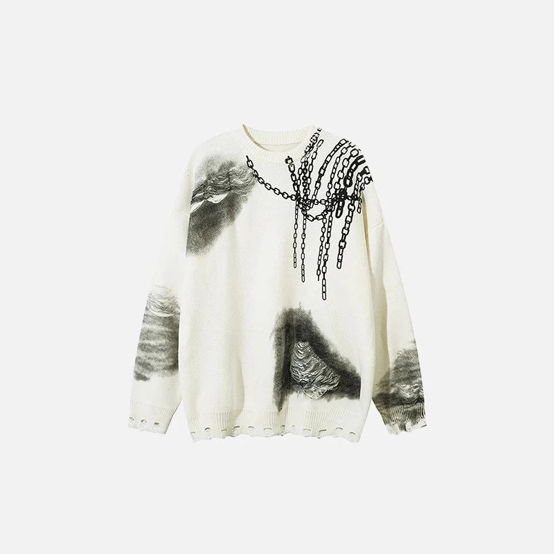 Shadow Chains Knit Sweater