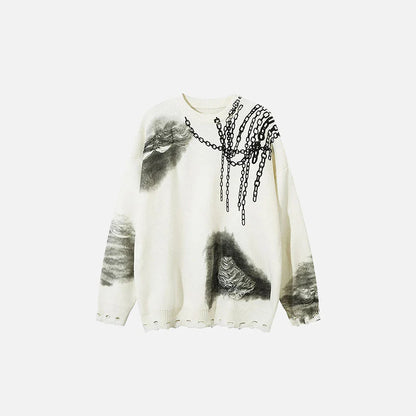 Shadow Chains Knit Sweater