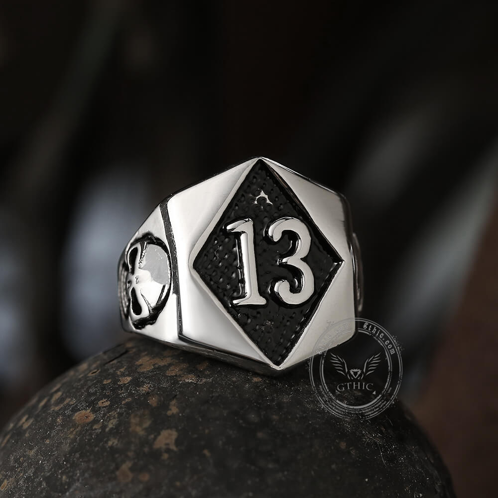 13 Stainless Steel Skull Ring