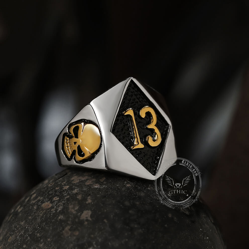 13 Stainless Steel Skull Ring