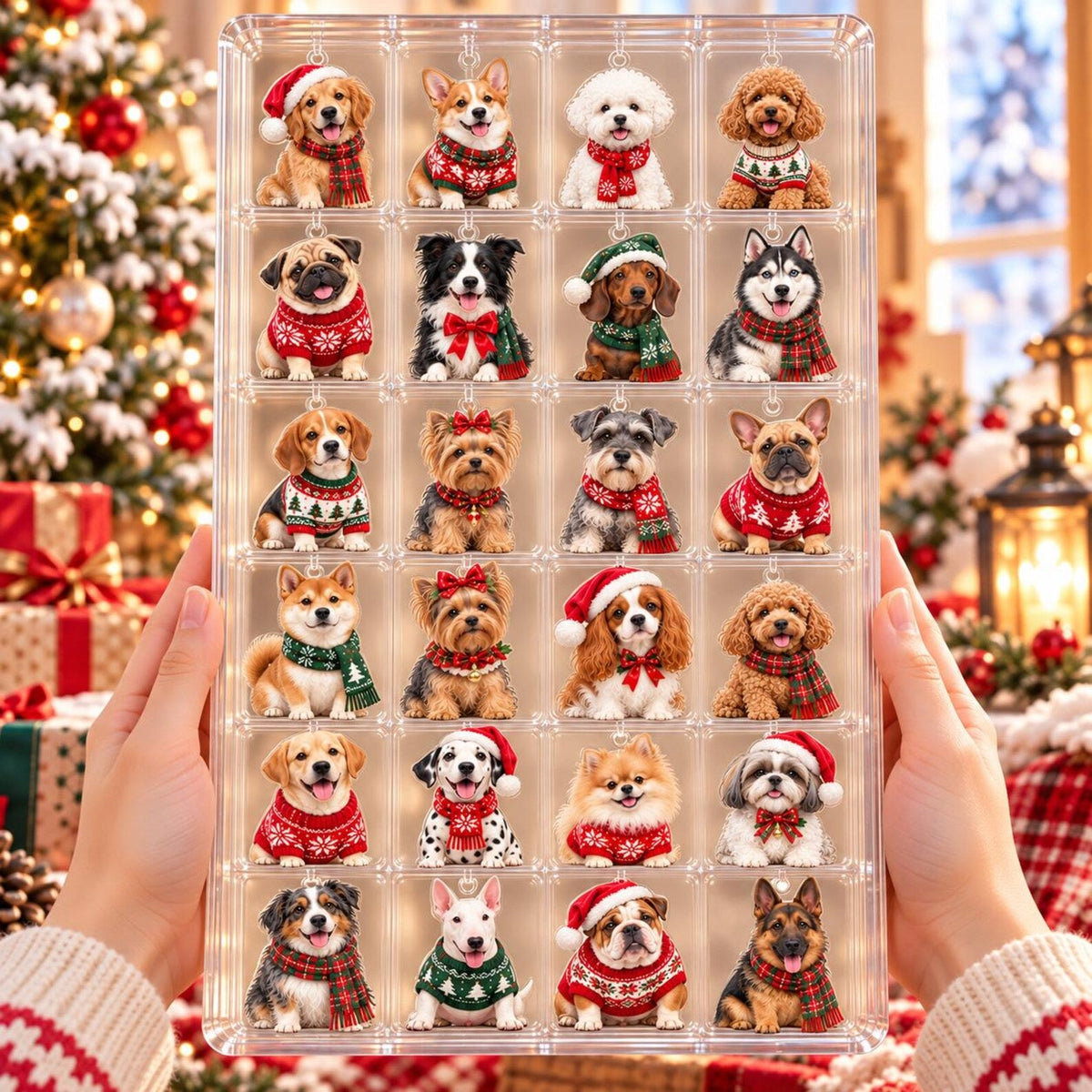 Dog Christmas Advent Calendar 2026, 24 Day Puppy Blind Box, Holiday Dog Countdown