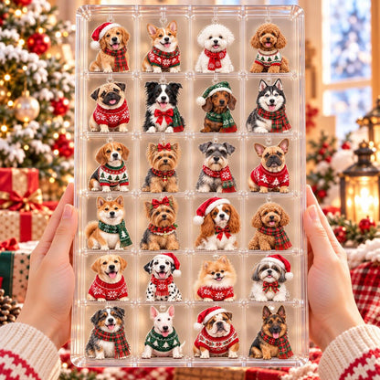 Dog Christmas Advent Calendar 2026, 24 Day Puppy Blind Box, Holiday Dog Countdown