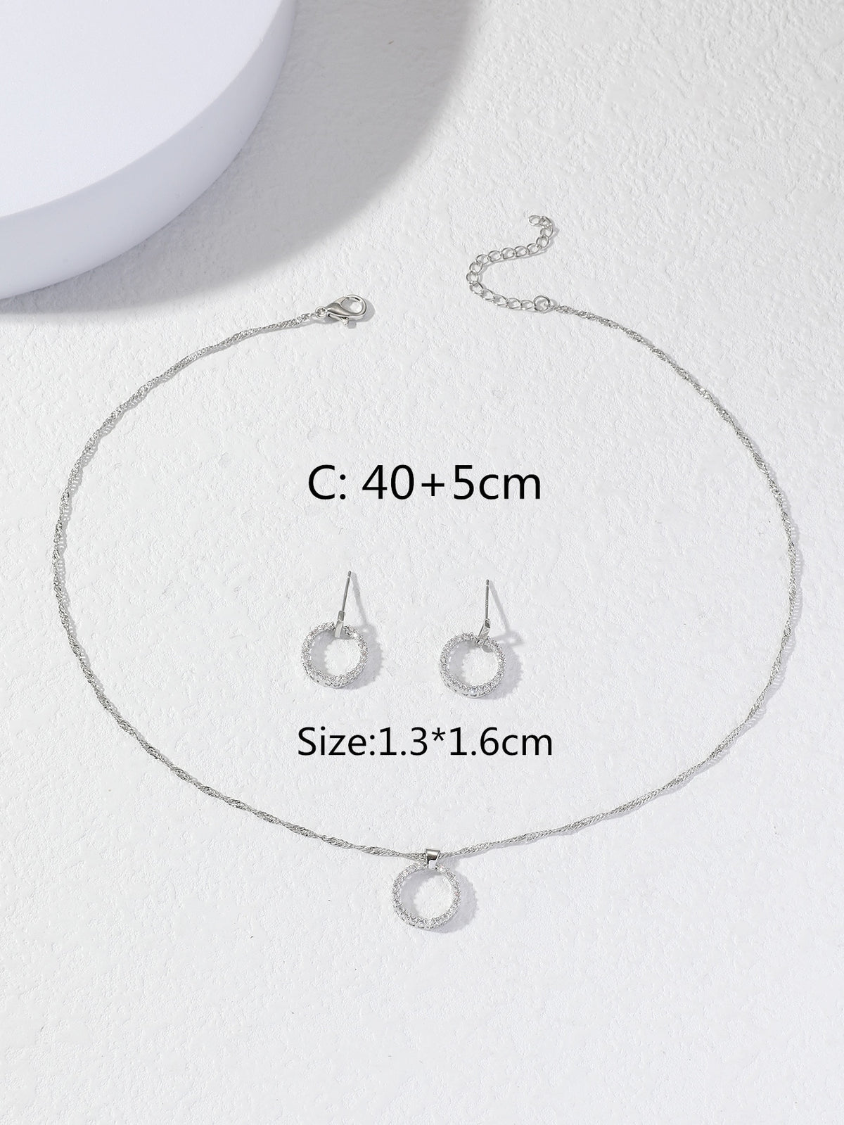 Elegant 3pcs Butterfly Heart Flower Jewelry Set for Women