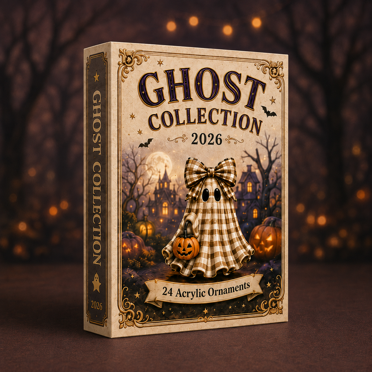 Ghost Collection Advent Calendar 2026 - 24-Day Festive Countdown, Acrylic Charms Blind Box - Gift For Family & Friends