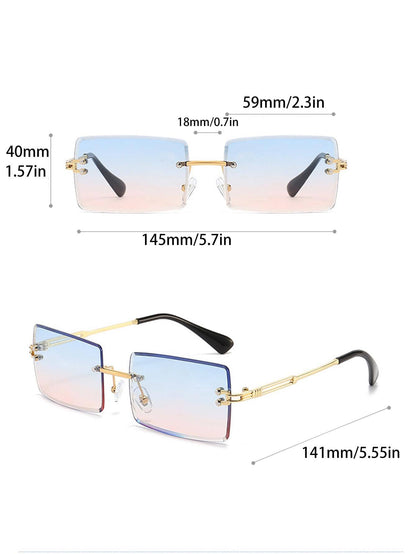 Women’s Square Frame Vintage Fashion Shades